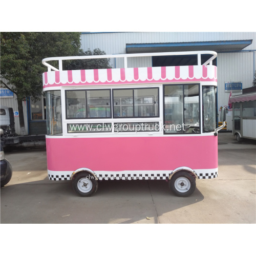 Electric mobile snack food cart